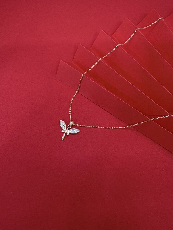 Zirkon Taşlı Yusufcuk Kolye