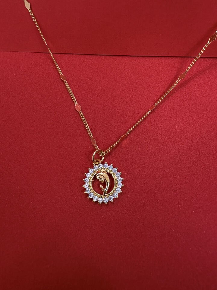 Işıltılı Ay Kolye