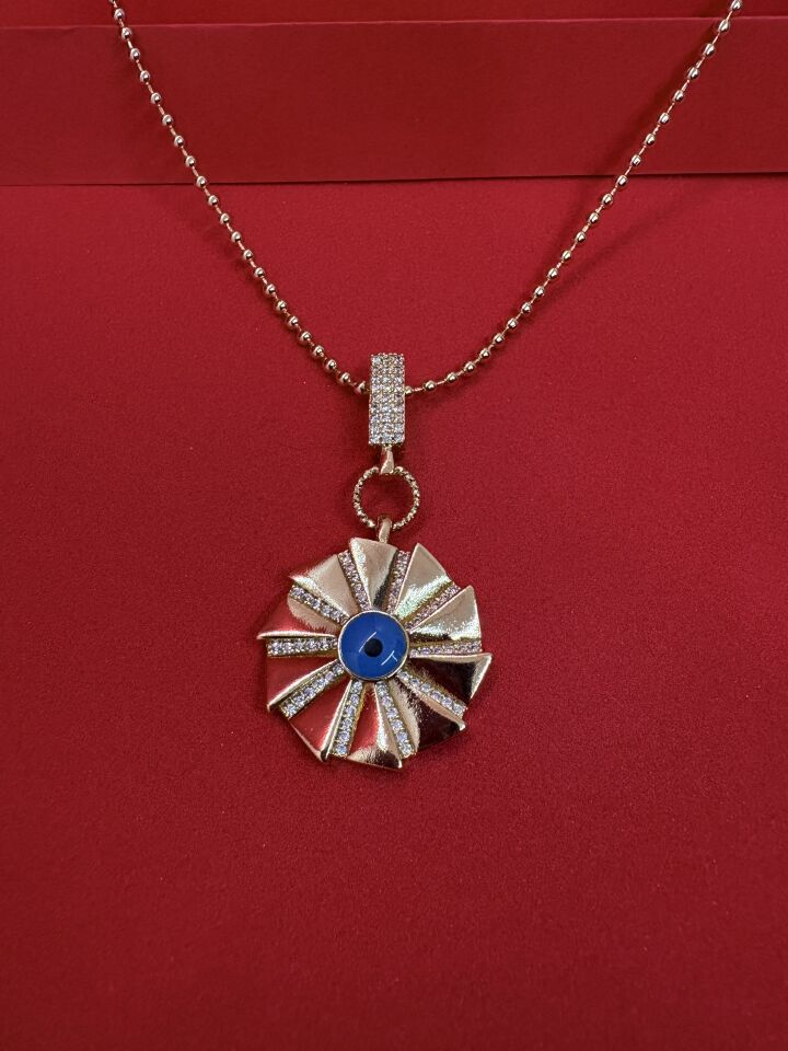 Taşlı Nazar Kolye