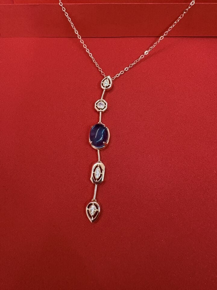 Mavi Element Gold Y Kolye