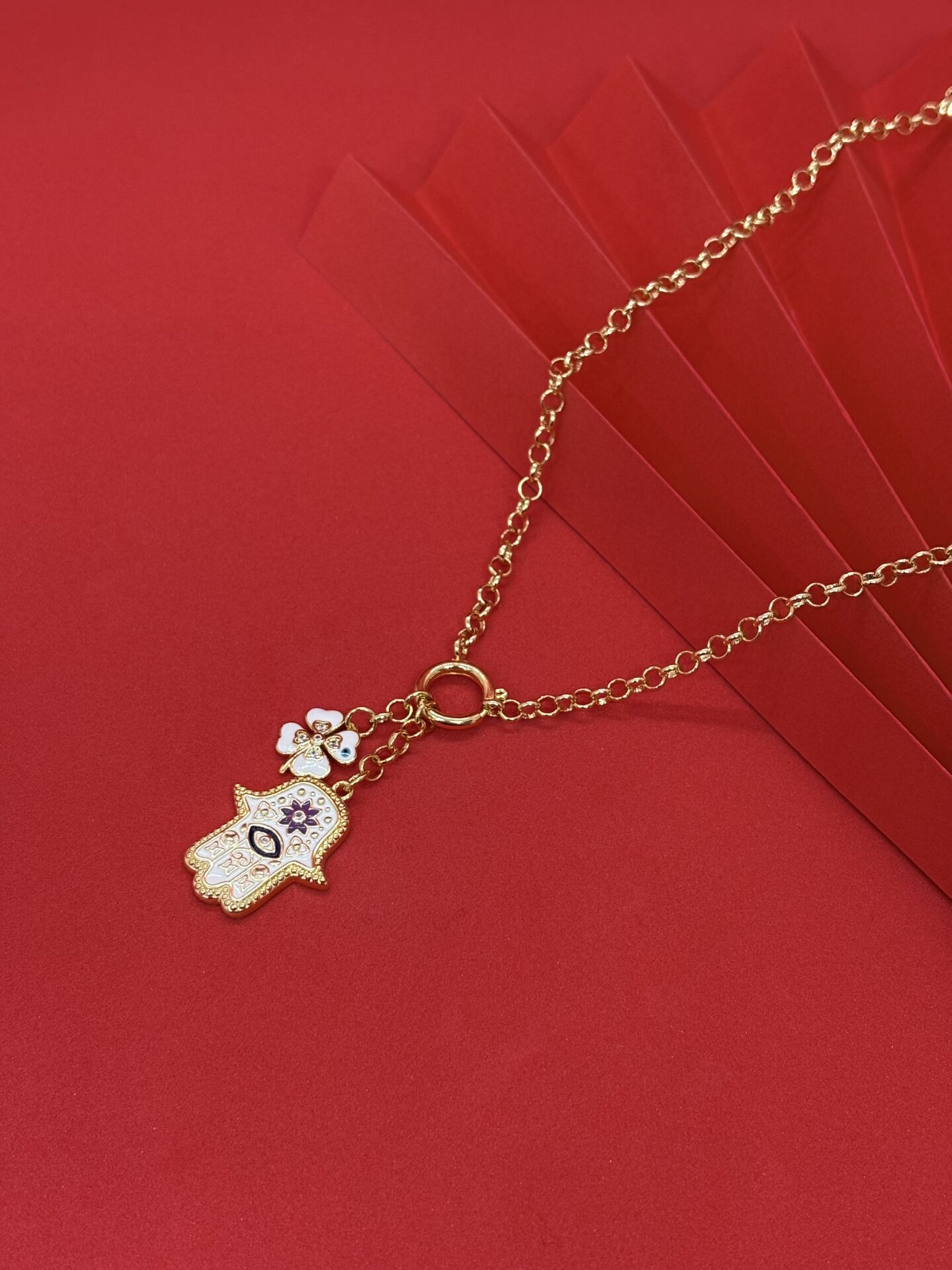 Melisa Takı & Aksesuar Xuping Fatma Ana Eli Kolye