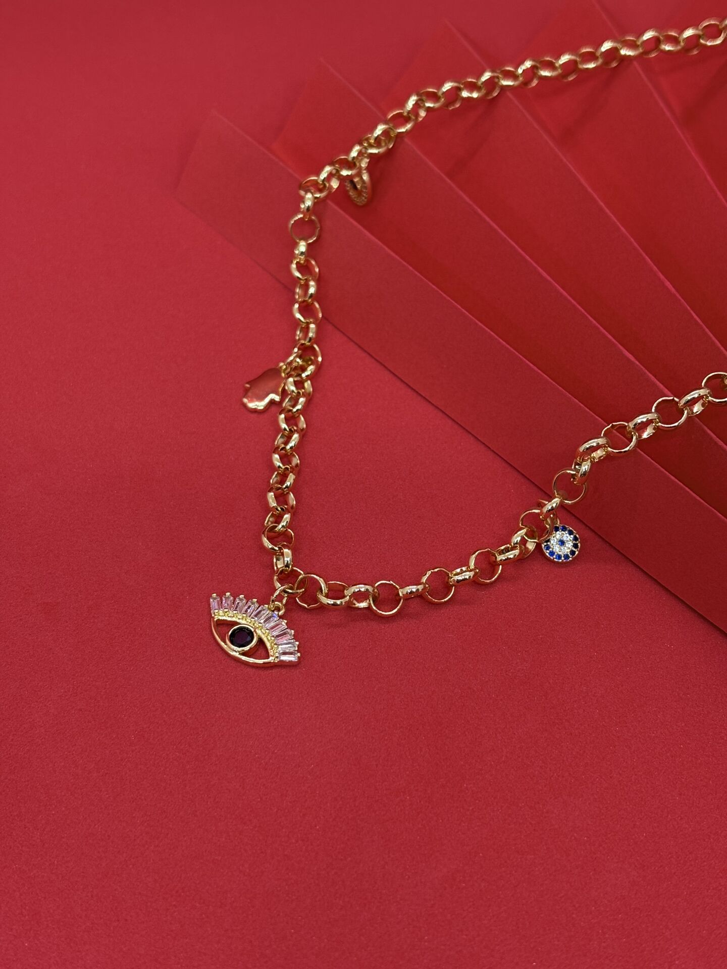 Xuping Zirkon Göz Kolye