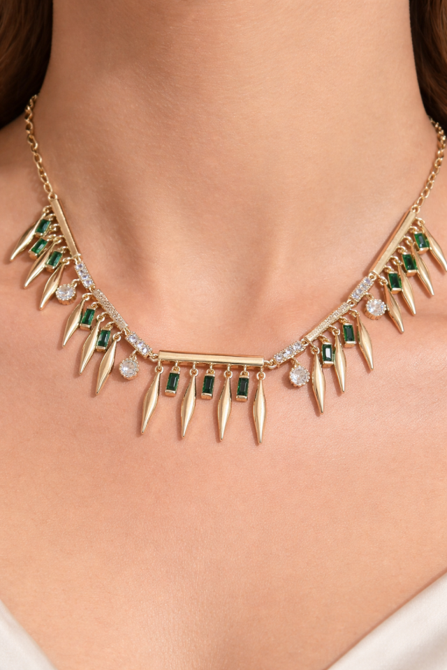 Xuping Zümrüt Kolye