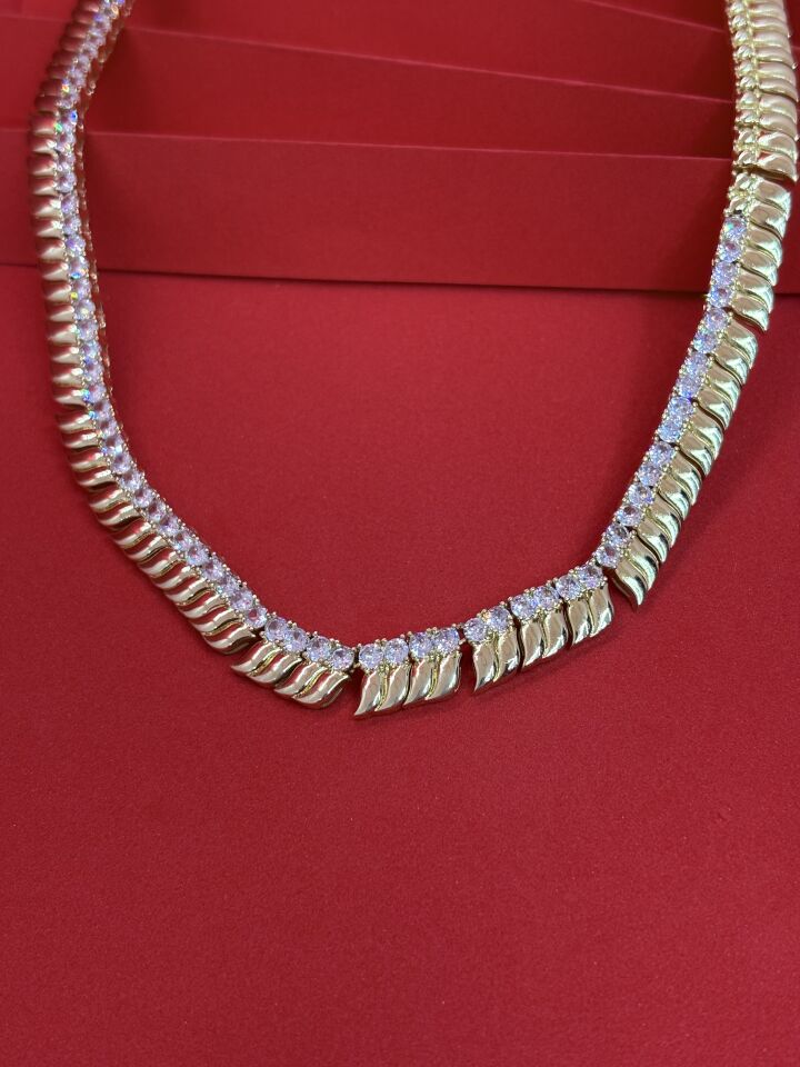 Xuping Zirkon Taşlı Kolye