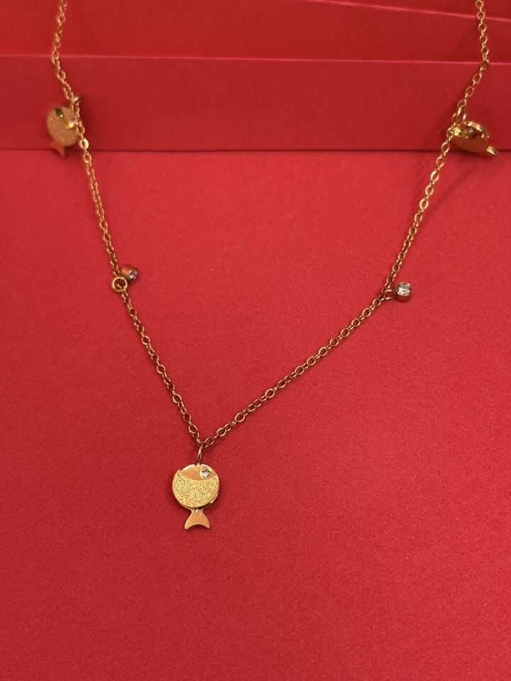 Minimal Balık Kolye