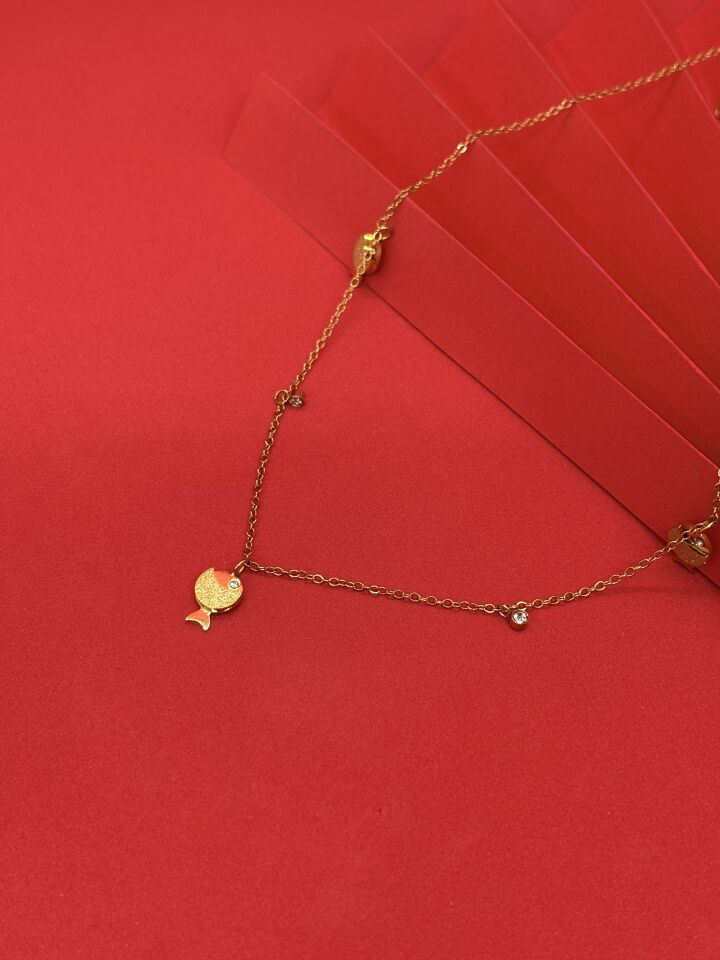 Minimal Balık Kolye