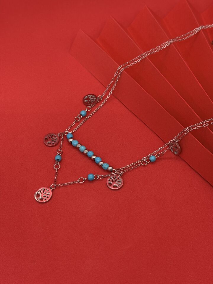 Hayat Ağacı İkili Kolye