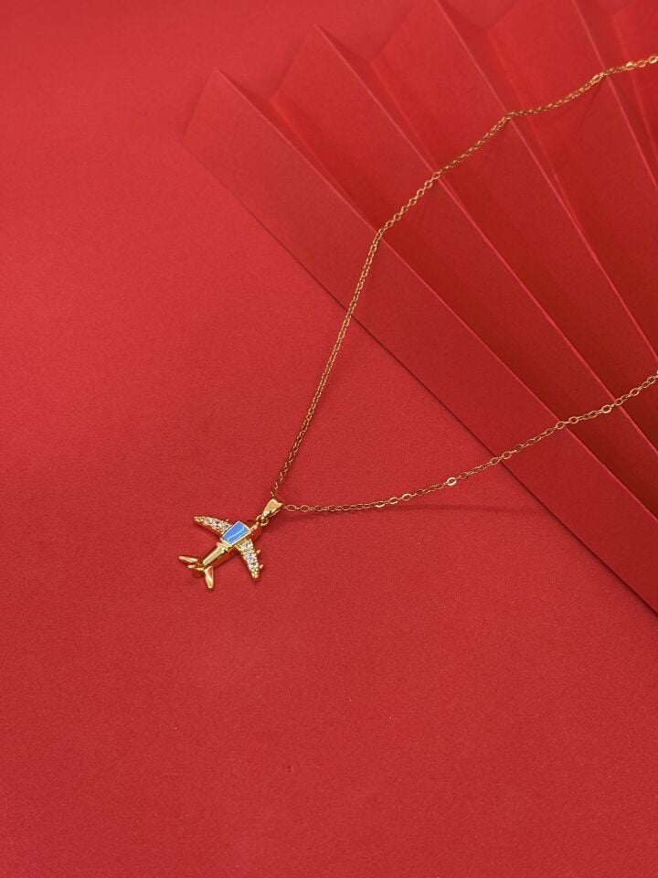Minimal Uçak Kolye