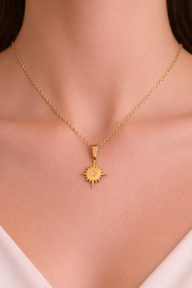 Minimal Yıldız Kolye