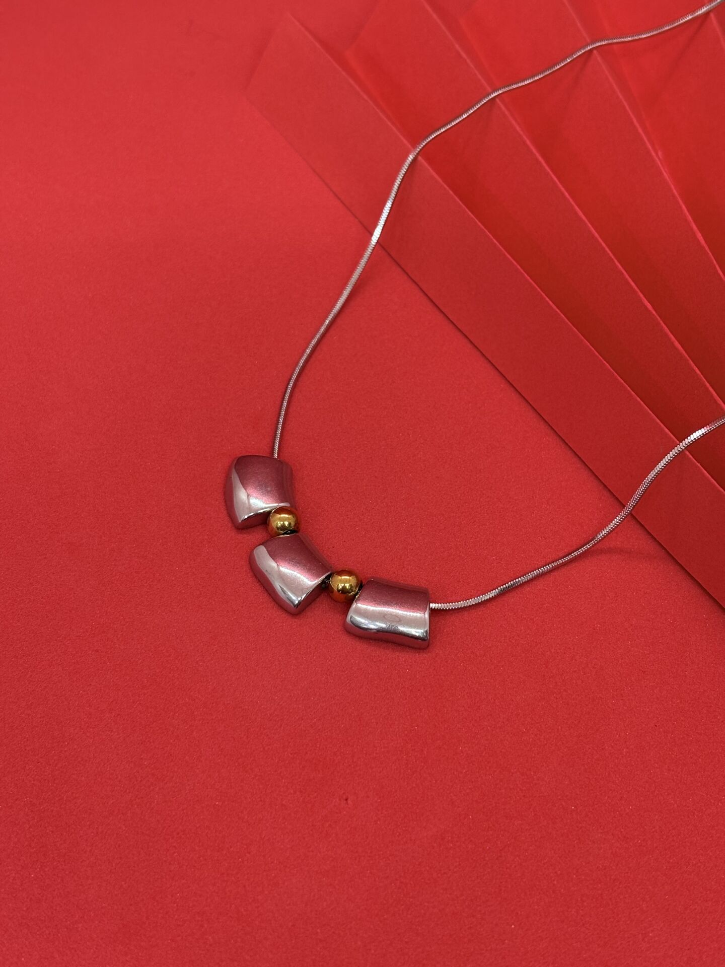 Geometrik Metal Kolye