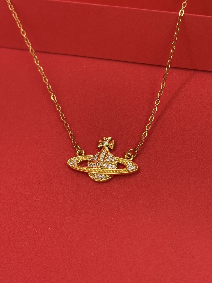 Zirkon Taşlı Uzay Kolye