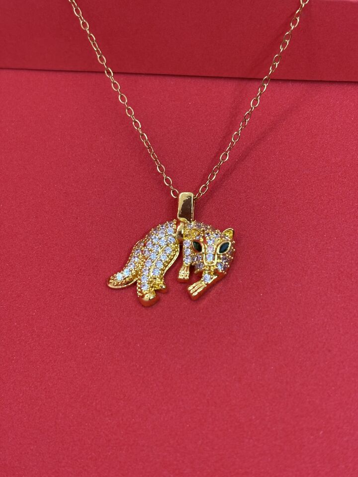 Zirkon Taşlı Kolye