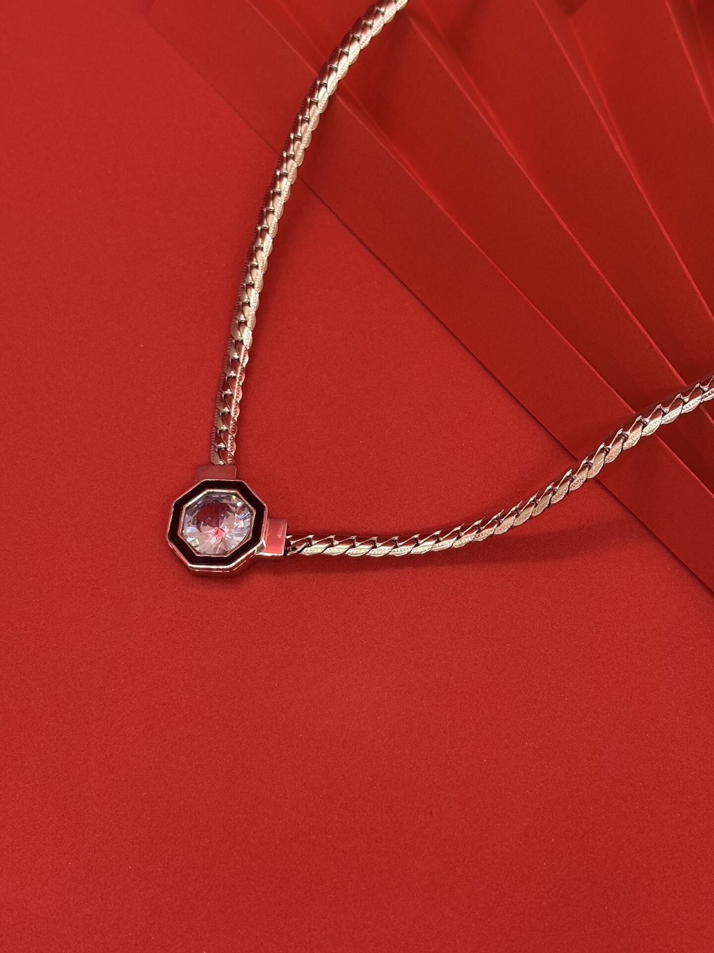 Melisa Takı & Aksesuar Taşlı Gümüş Kolye