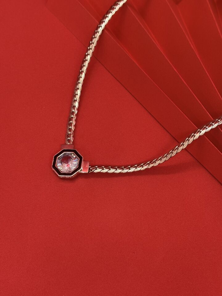 Melisa Takı & Aksesuar Taşlı Gümüş Kolye