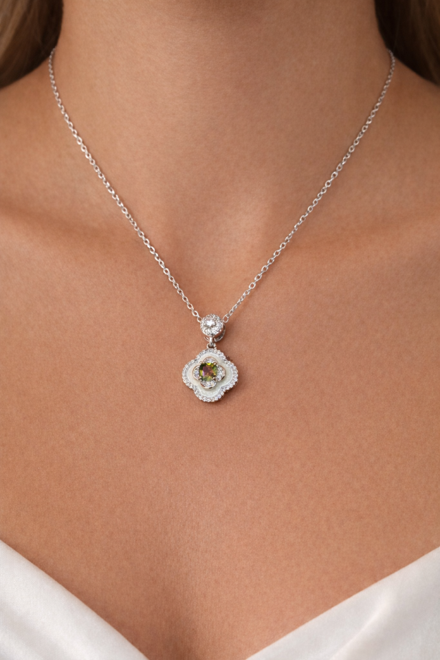 Premium Taşlı Kolye