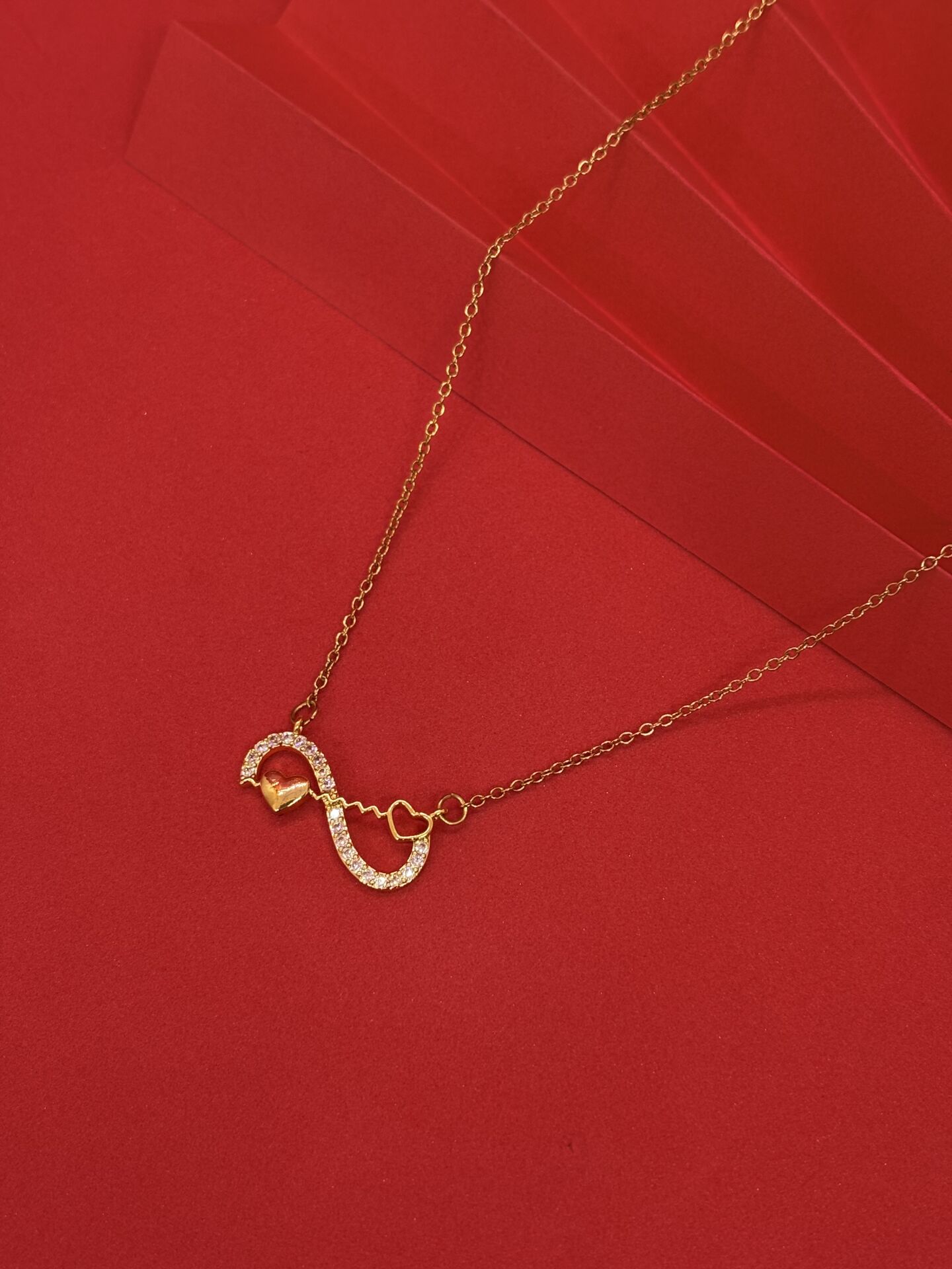 Melisa Takı & Aksesuar Sonsuz Gold Kolye