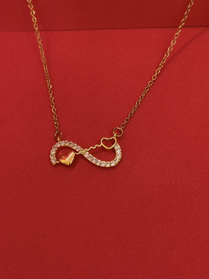 Melisa Takı & Aksesuar Sonsuz Gold Kolye