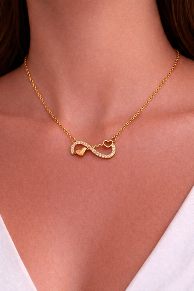 Melisa Takı & Aksesuar Sonsuz Gold Kolye