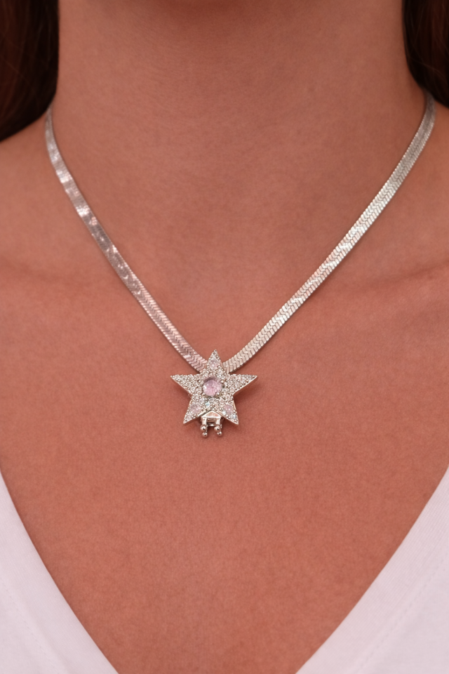 İtalyan Yıldız Kolye