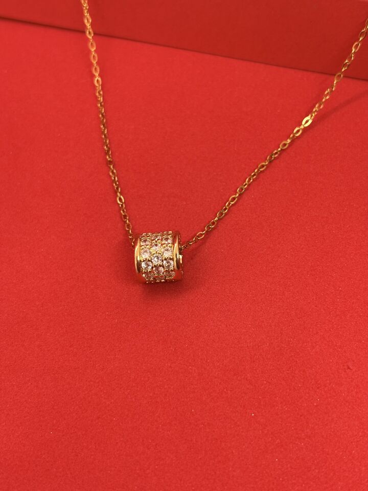 Zirkon Taşlı Kolye