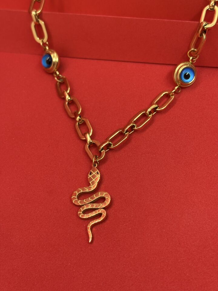 Yılan Nazar Kolye