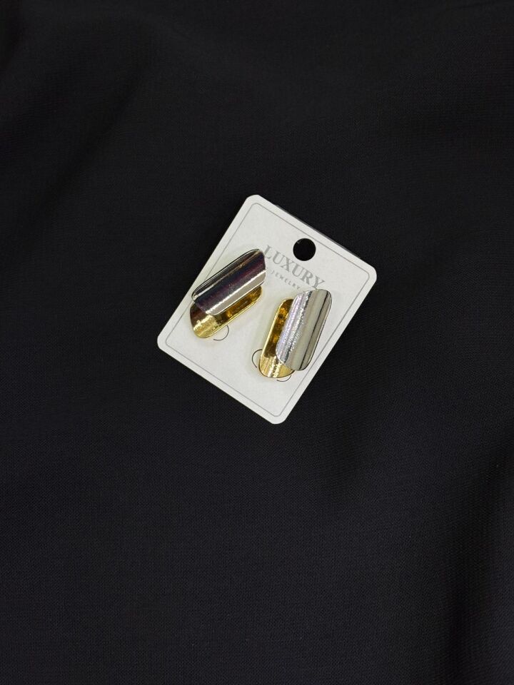 Luxury Çift Renk Küpe