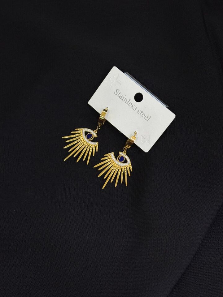 316L Çelik Gold Renk Göz Küpe