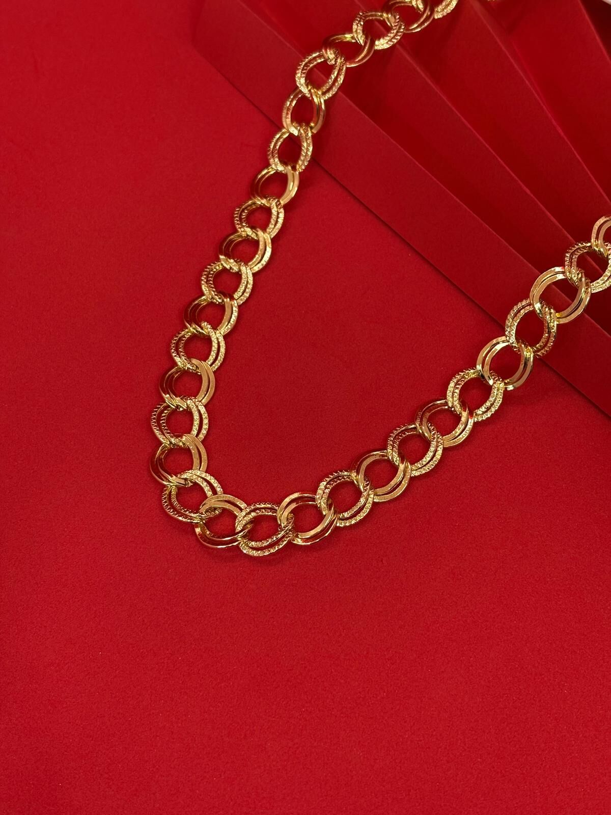 14K Gold Renk Kaplama Xuping Zincir Kolye