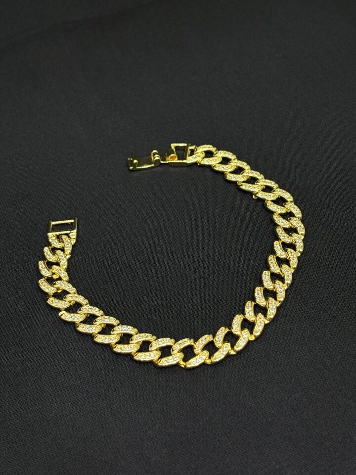 14K Gold Renk Xuping Gurmet Zirkon Bileklik