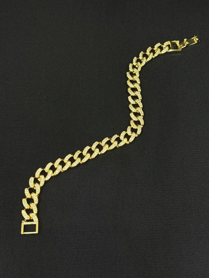 14K Gold Renk Xuping Gurmet Zirkon Bileklik