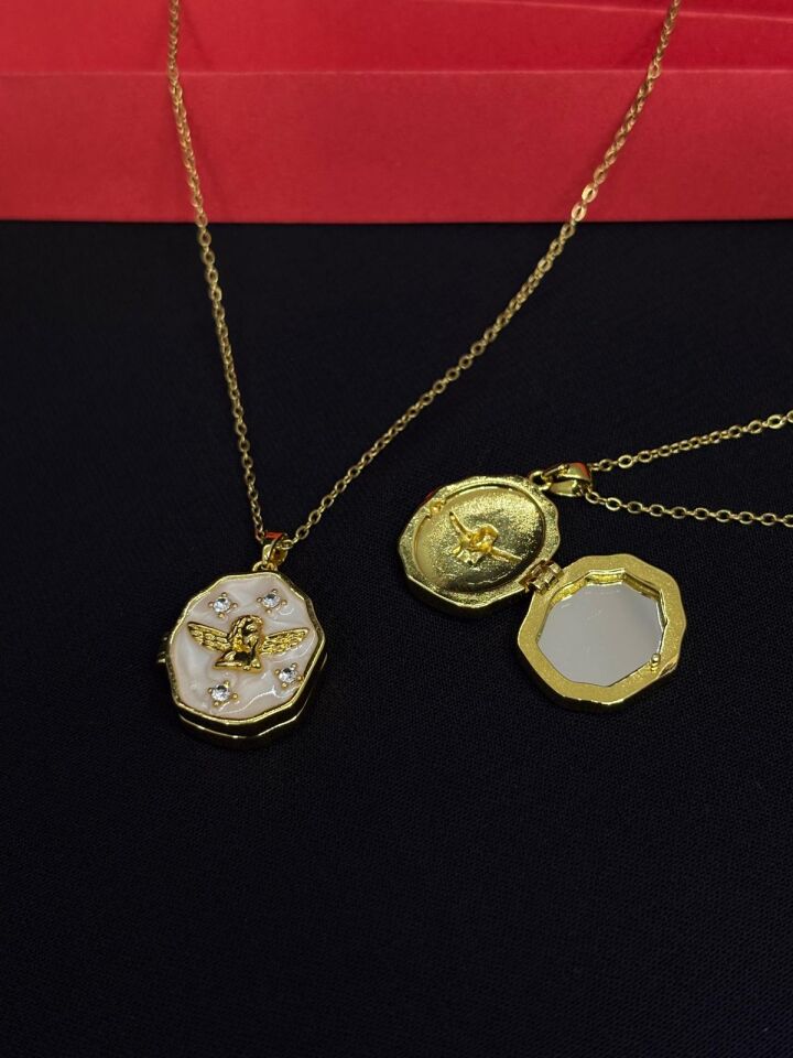 Melisa Takı & Aksesuar 316L Çelik Gold Renk Açılır Resimli Kolye (Fotoğraf eklenebilir)