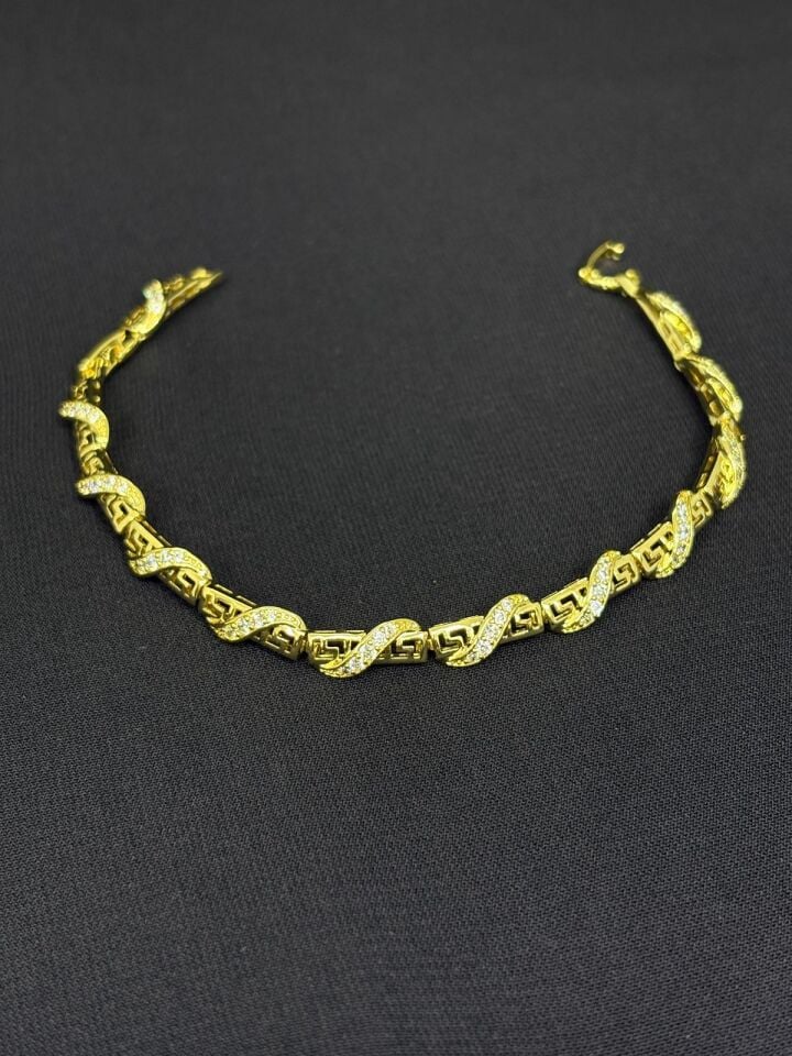 Melisa Takı & Aksesuar 14K Gold Renk Xuping Zirkon Taşlı Bileklik