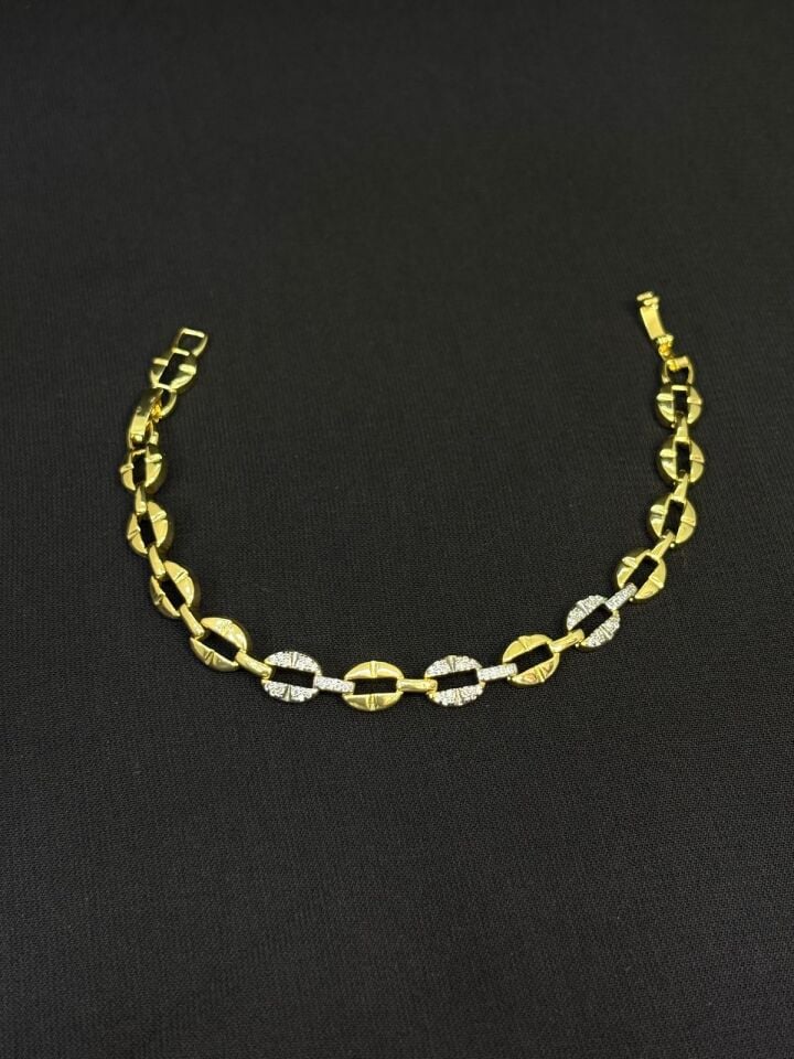 Melisa Takı & Aksesuar 14K Gold Renk Xuping Zirkon Taşlı Bileklik 18+2 cm
