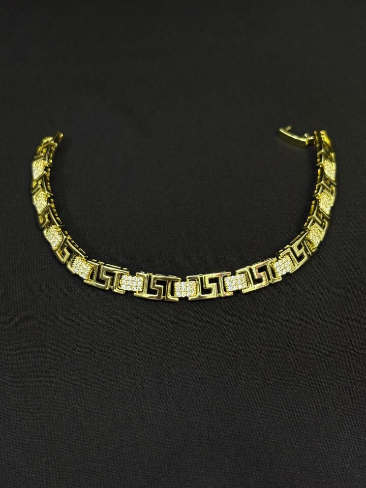 Melisa Takı & Aksesuar 14K Gold Renk Xuping Zirkon Taşlı Bileklik 19cm