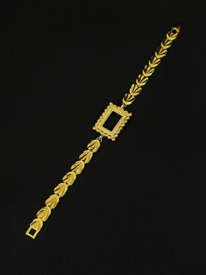 Melisa Takı & Aksesuar 24K Kaplama Gold Renk Gramlık Bileklik 20cm (ayarlanabilir)