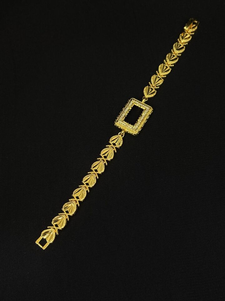 Melisa Takı & Aksesuar 24K Kaplama Gold Renk Gramlık Bileklik 20cm (ayarlanabilir)