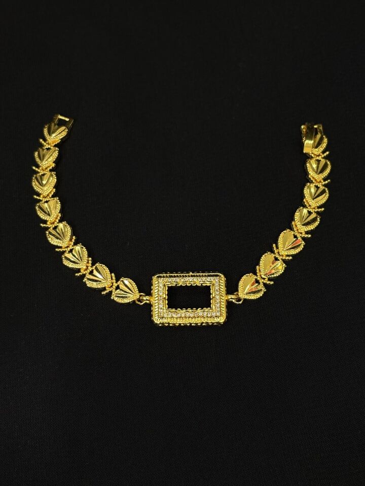 Melisa Takı & Aksesuar 24K Kaplama Gold Renk Gramlık Bileklik 20cm (ayarlanabilir)