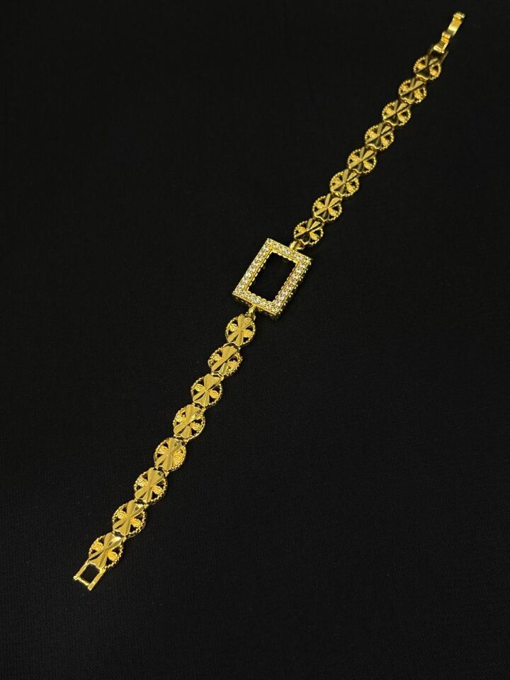 Melisa Takı & Aksesuar 24K Kaplama Gold Renk Gramlık Bileklik 20cm (ayarlanabilir)