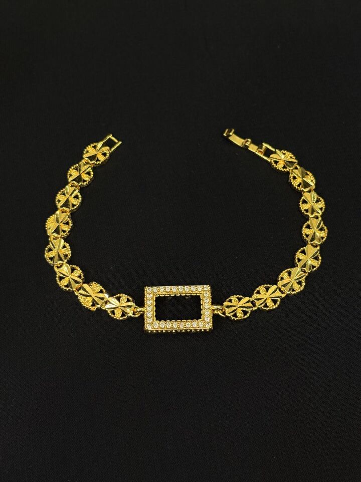 Melisa Takı & Aksesuar 24K Kaplama Gold Renk Gramlık Bileklik 20cm (ayarlanabilir)