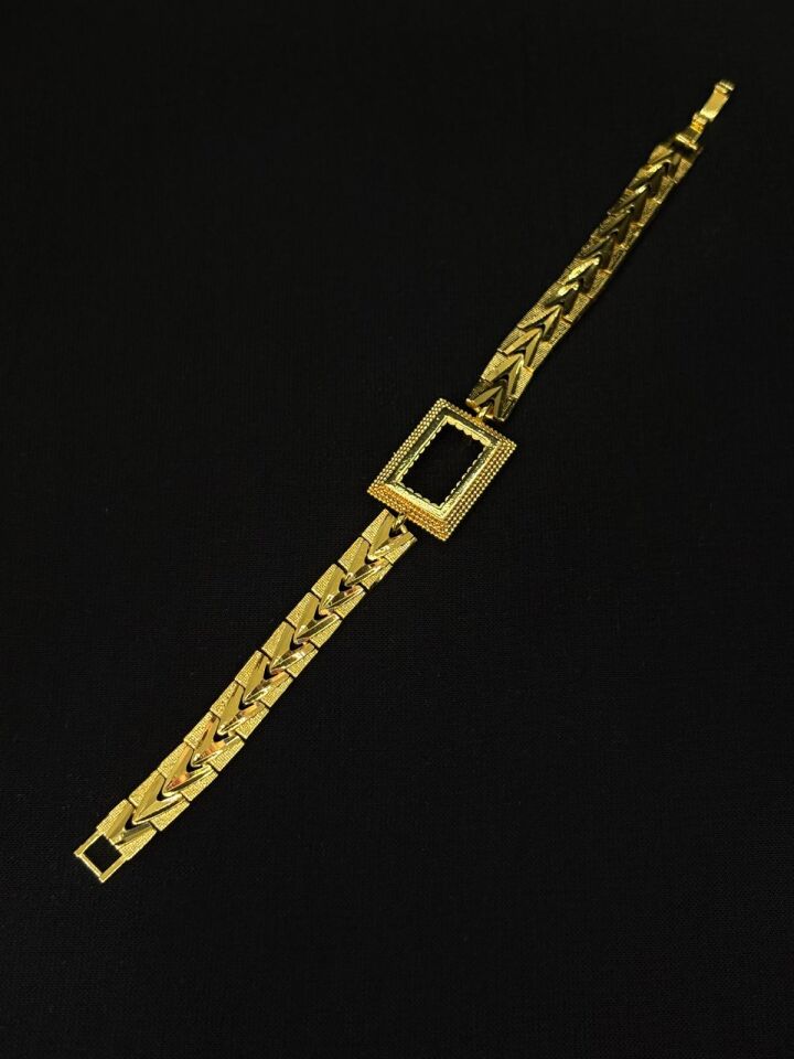 Melisa Takı & Aksesuar 24K Kaplama Gold Renk Gramlık Bileklik 18cm (ayarlanabilir)