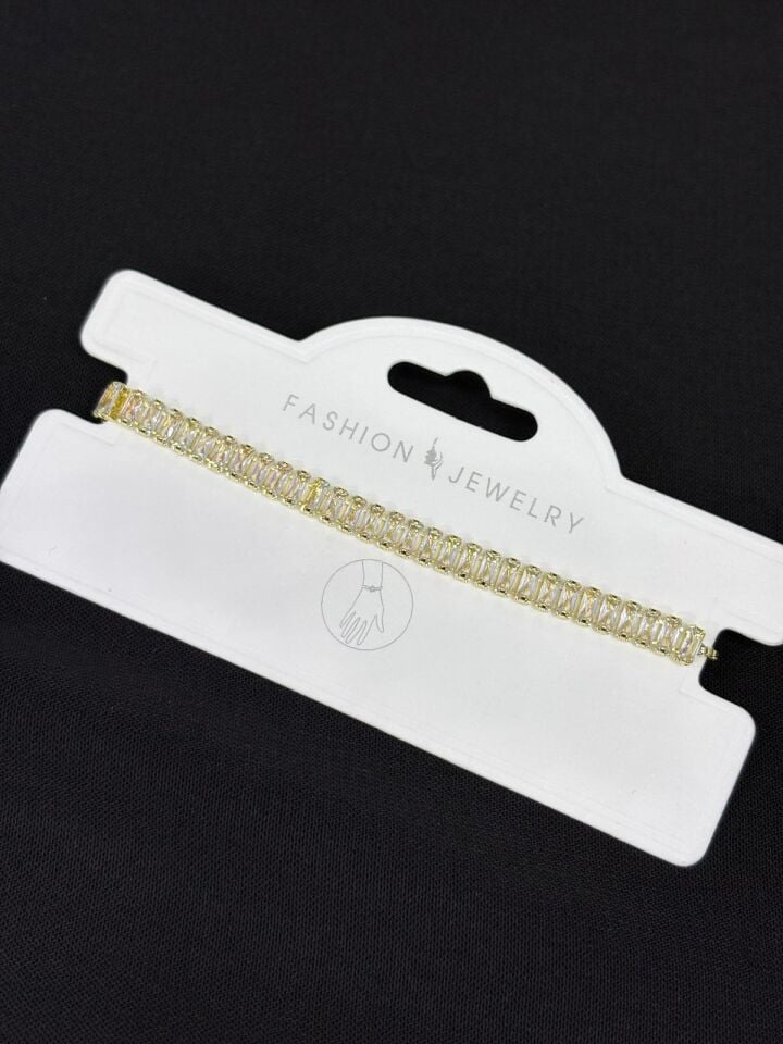 316L Çelik Jewelry Gold Renk Asansörlü Bileklik