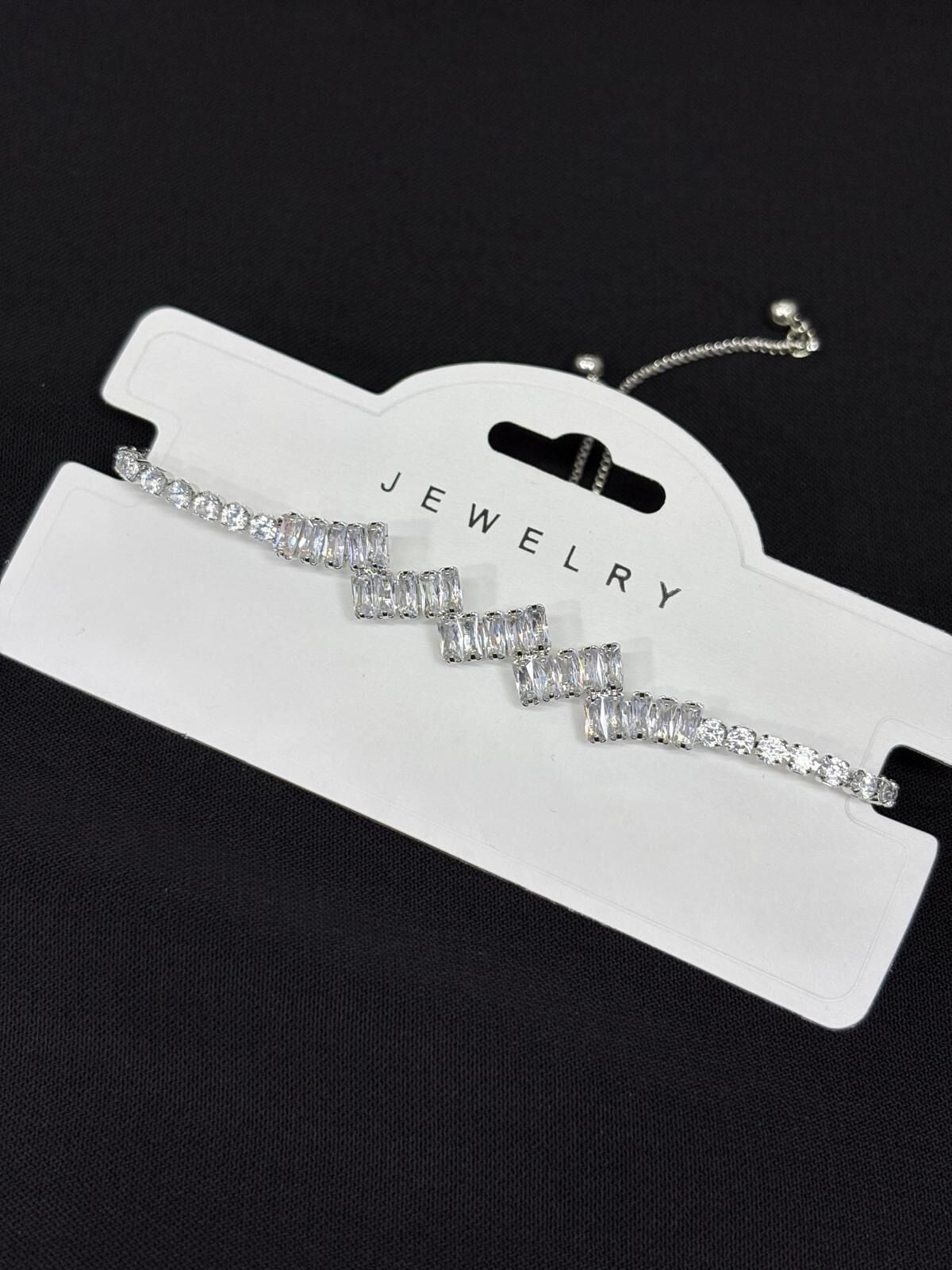 316L Çelik Jewelry Gümüş Renk Asansörlü Bileklik