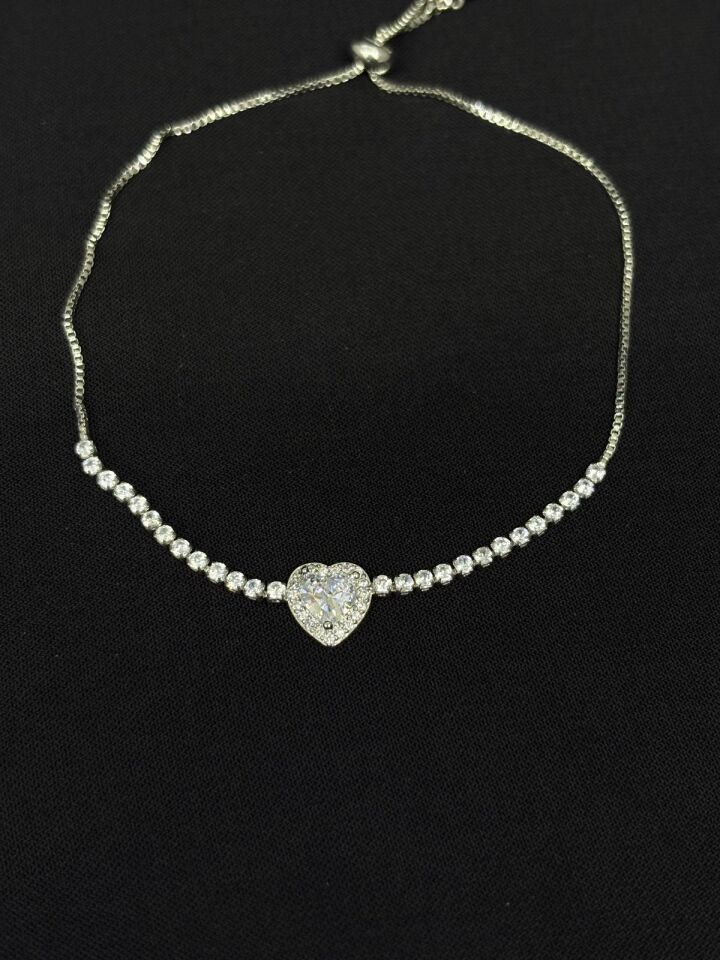 316L Çelik Jewelry Gümüş Renk Asansörlü Bileklik