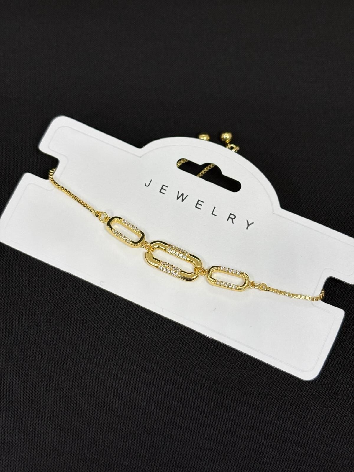 316L Çelik Jewelry Gold Renk Asansörlü Bileklik