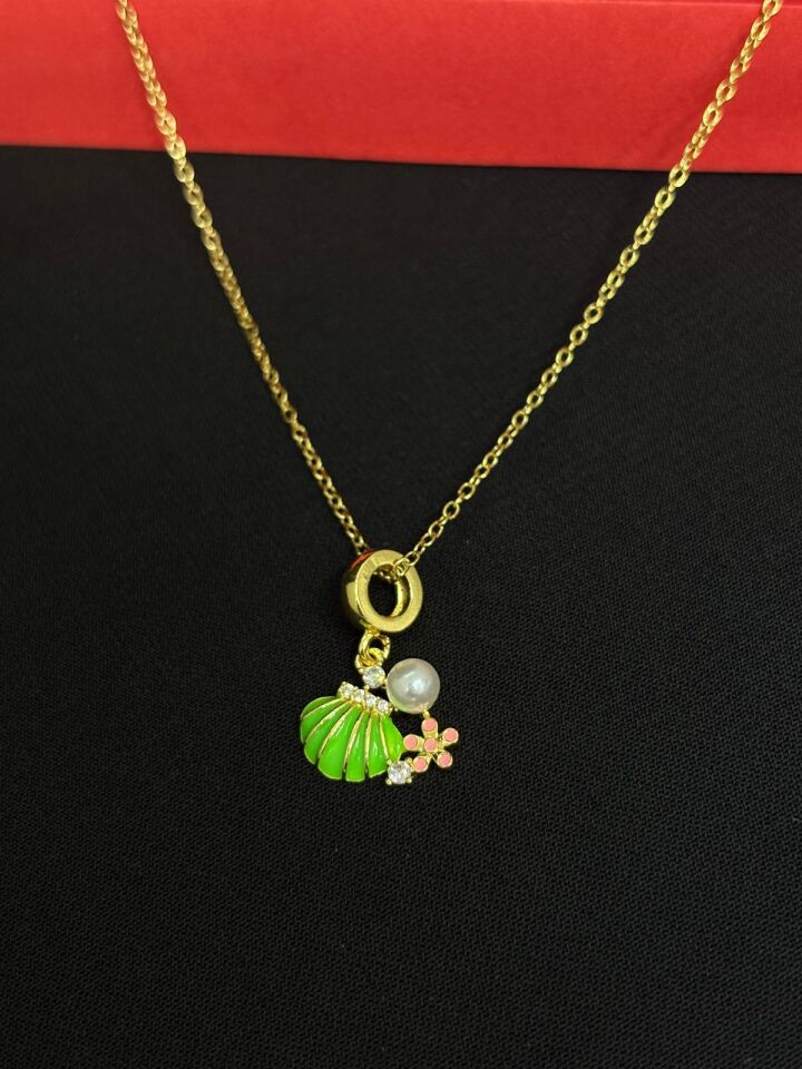 Melisa Takı & Aksesuar 316L Çelik Gold Renk Charm Kolye
