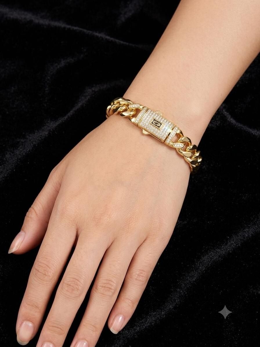 Melisa Takı & Aksesuar 14K Gurmet Taşlı Bileklik 18cm