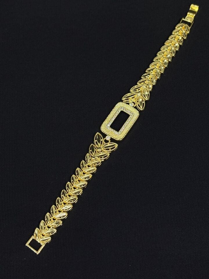 Melisa Takı & Aksesuar 24K Kaplama Gold Renk Gramlık Bileklik 18cm (ayarlanabilir)