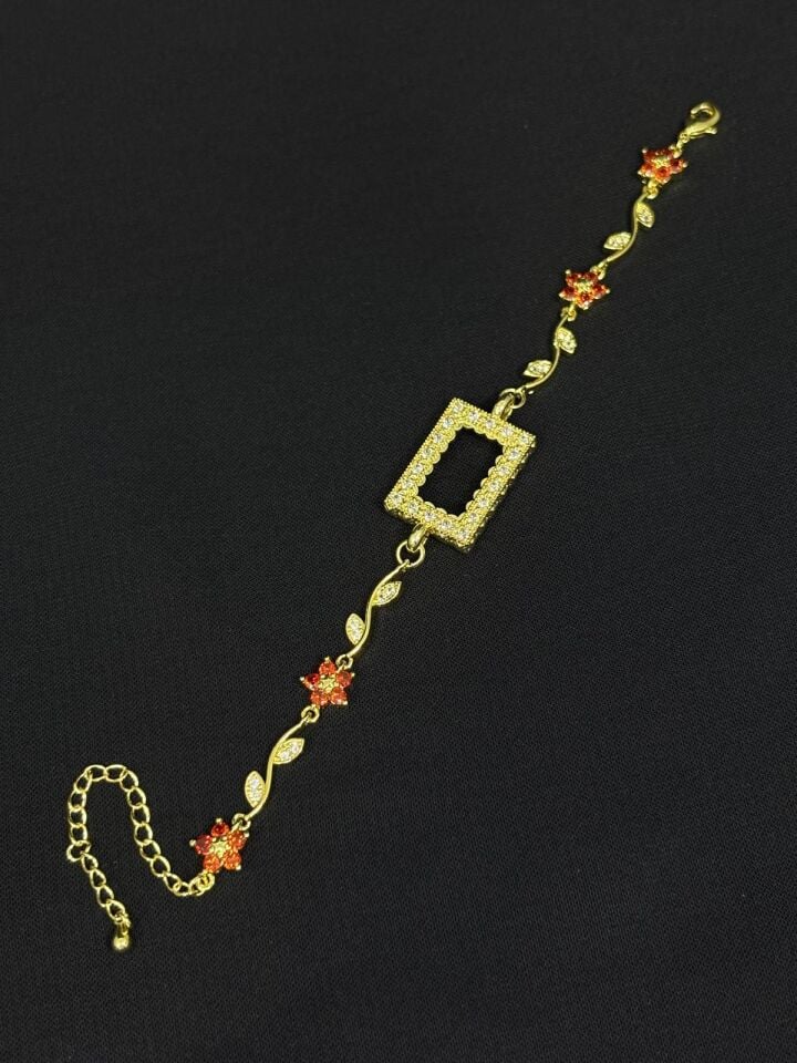 Melisa Takı & Aksesuar 24K Kaplama Gold Renk Gramlık Bileklik 16+4cm (ayarlanabilir)
