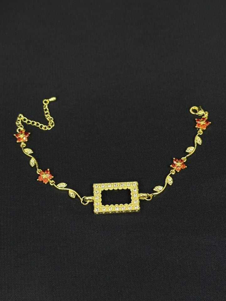 Melisa Takı & Aksesuar 24K Kaplama Gold Renk Gramlık Bileklik 16+4cm (ayarlanabilir)