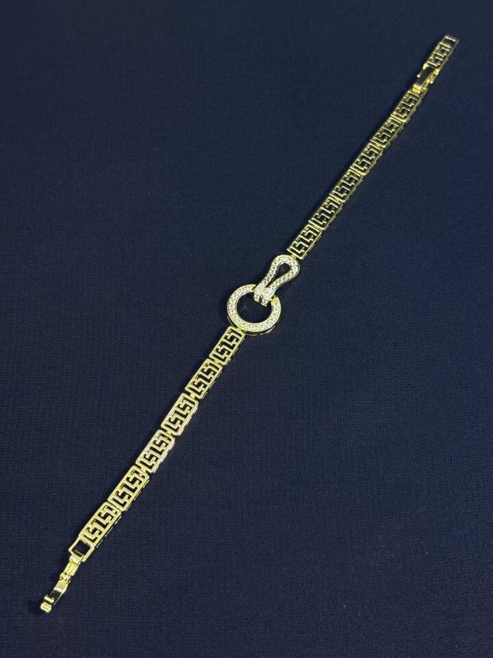 Melisa Takı & Aksesuar 14K Gold Renk Cm Zirkon Taşlı Bileklik 18+2cm Ayarlanabilir